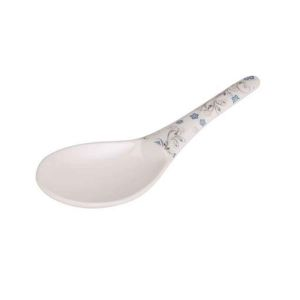Royalford Melamineware 85" Rice Spoon Floral - Melamine - White