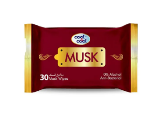 Cool and Cool - Musk Wipes 30's
