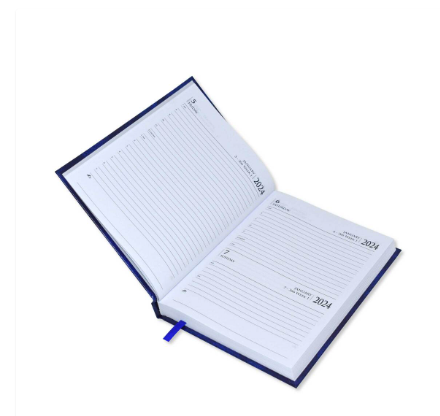 FIS Diary 2024 English (Saturday & Sunday Combined) A5, Blue - FSDI90E24BL