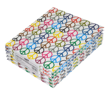 100 Sheets ,LIGHT  Hard Cover Notebook , Pack of 5, Size:9X7 Inches -LINB971001307