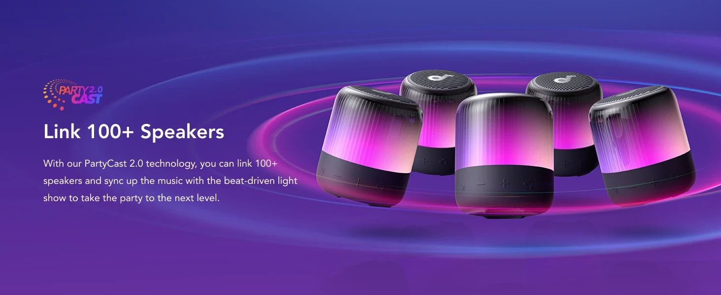 Anker Soundcore Glow Mini Speaker Black - A3136011