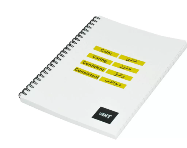 10-Piece Light Spiral Soft Cover Notebook Single Ruled (100 Sheet) A5 Size - LINBA51708S