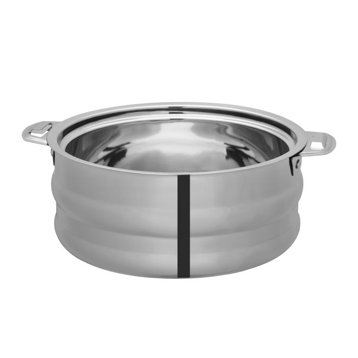 Galaxy Double Wall Stainless Steel Hot Pot, RF10543 | 3.5L Pot With Firm Twist Lock & Strong Handles | Steel Serving Pot, Roti Serving Pot, Chapati Dabba