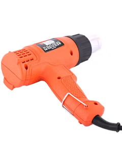 Heat Gun Corded With 2 Modes Ideal For Stripping Paint, Varnishes And Adhesives 1750W KX1650-B5 Orange/Black 19x10x7cm