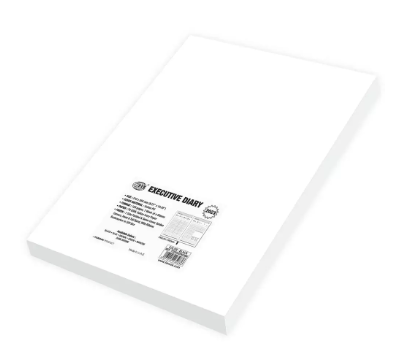 FIS Executive Diary 2023 English/French (1-Week at a glance) Italian PU Padded, Cover, Blue - FSDI35EP23BL