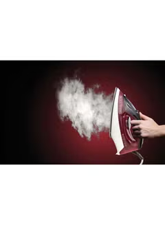 Steam Iron with Non-Stick Soleplate/Anti-Drip/Anti-Calc/Self Clean Function 300.0 ml, 1600.0 W X1550-B5 Red,/Black/White