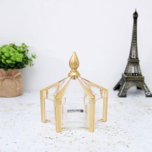 Royalford Round Bowl With Lid - Acrylic - Clear - RF9522