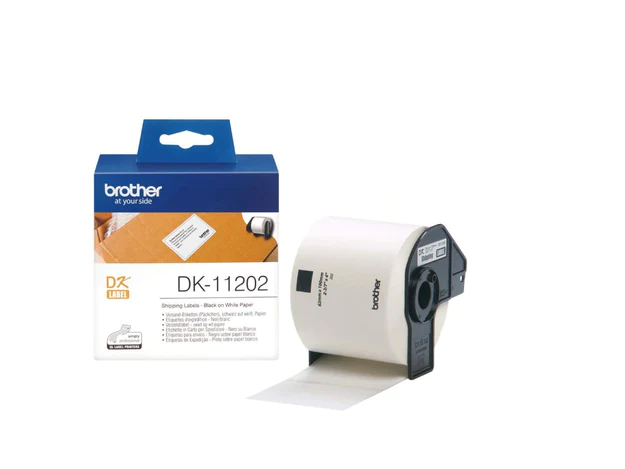 Brother DK-11202 White Shipping Labels 62mmx100mmx300pcs