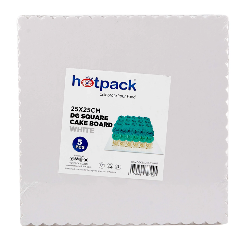 Square Cake Board 5 Pieces