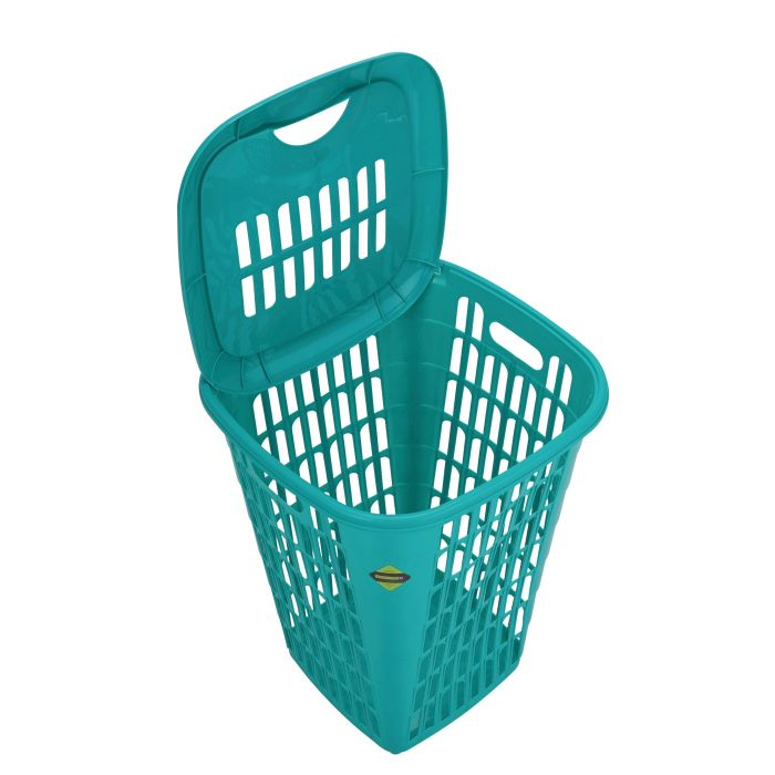 Laundry Basket With Lid, Laundry Hamper With Handles, RF10719 | Airflow Design Laundry Basket | Washing Bin, Dirty Clothes Storage, Bathroom, Bedroom, Closet