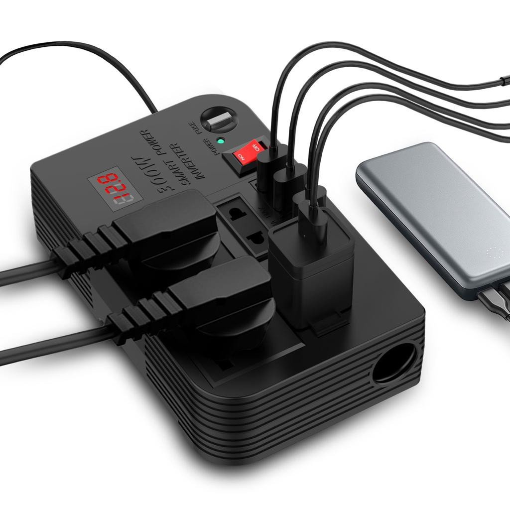 Green Spark 3 Power Inverter 300W - Black