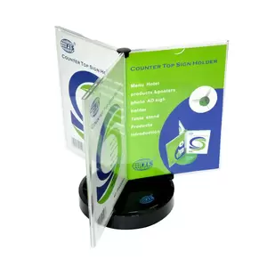 FIS Sign Holder-Acrylic 6 Sided, 165 x 118 mm Size - FSNAHY002