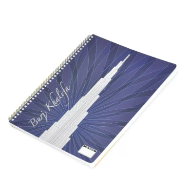 FIS Spiral Notebook Burj Khalifa, Size A4, 80 Sheets - FSNBS5A480B