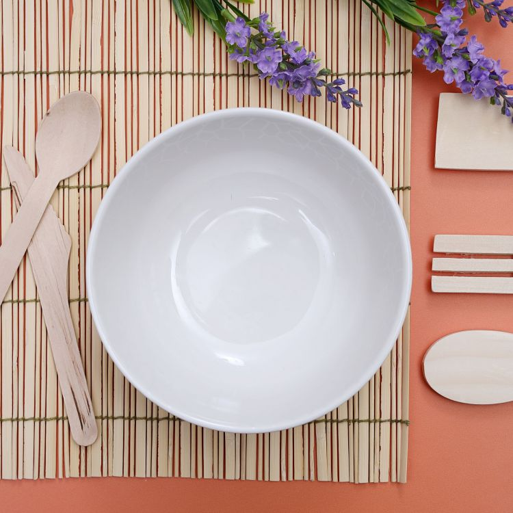 Royalford 6" Ware Bowl - Porcelain - White