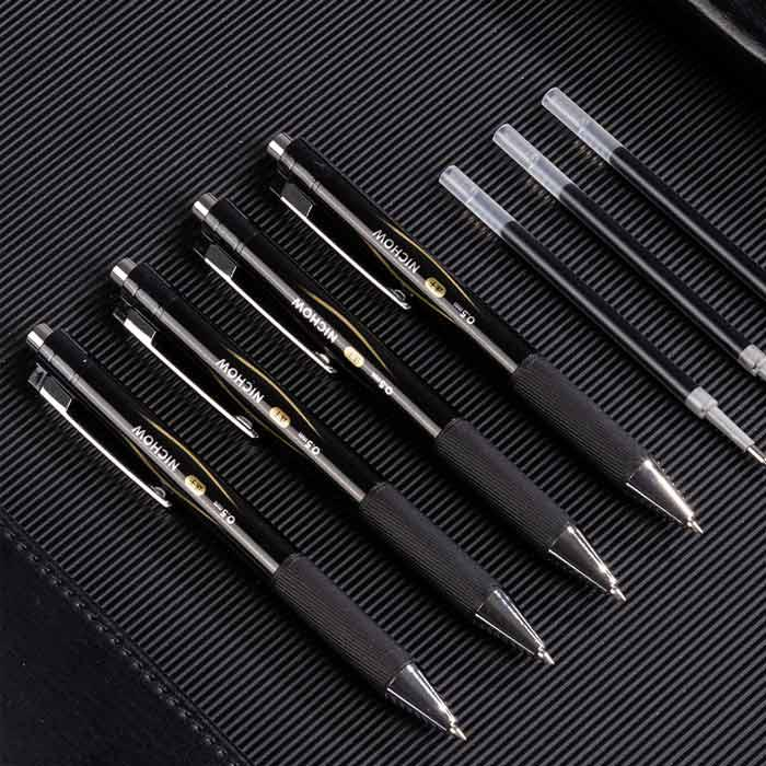 Deli Gel Pen Metal Clip Black Ink 0.5mm S138