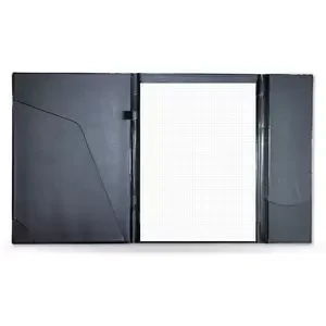 FIS Executive Portfolio, Velvet, with Writing Pad, 5 mm Square, A4 Size - FSGT02EX5M