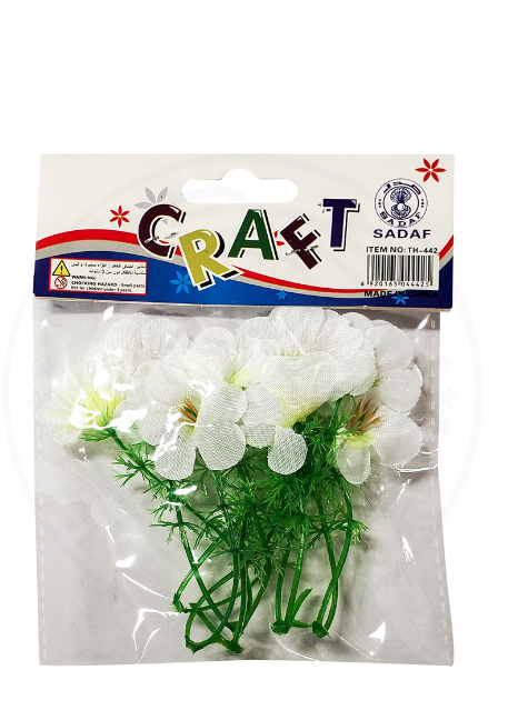 ARTIFICIAL FLOWER FOR ART & CRAFT 6PCS/PKT PD-40