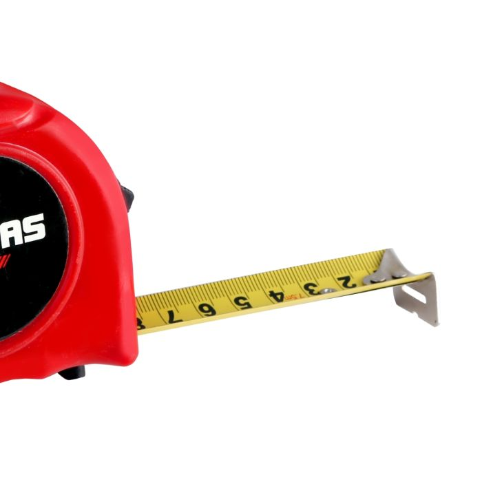 Geepas 7.5M, 25mm Measuring Tape | Pocket Tape With ABS Construction Plastic Shell |Rubber Coating Makes It Resistant To Abrasion | +-0.2mm Accuracy | British-Metric Graduation