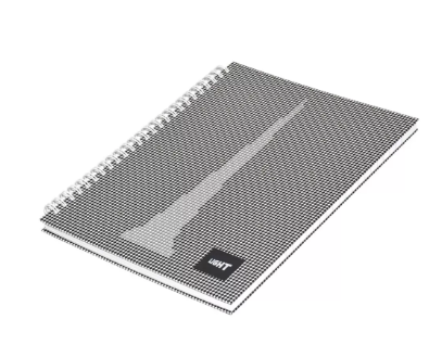 LIGHT Pack of 5 Spiral Hard Cover Notebook, Single Line, 9X7 Inches (22.86 X 20.32 CM) 100 Sheets -LINBS971706