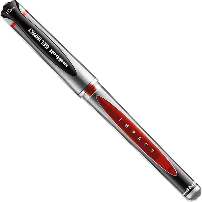 Uni Ball Um-153s Gel Impact Pen 1.0 Mm Red (1x12 pack)