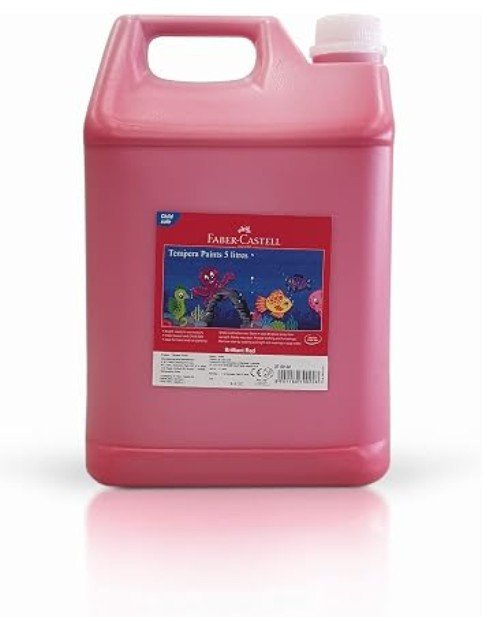 Faber-Castell Tempera Paints 5 Litres Brilliant Red