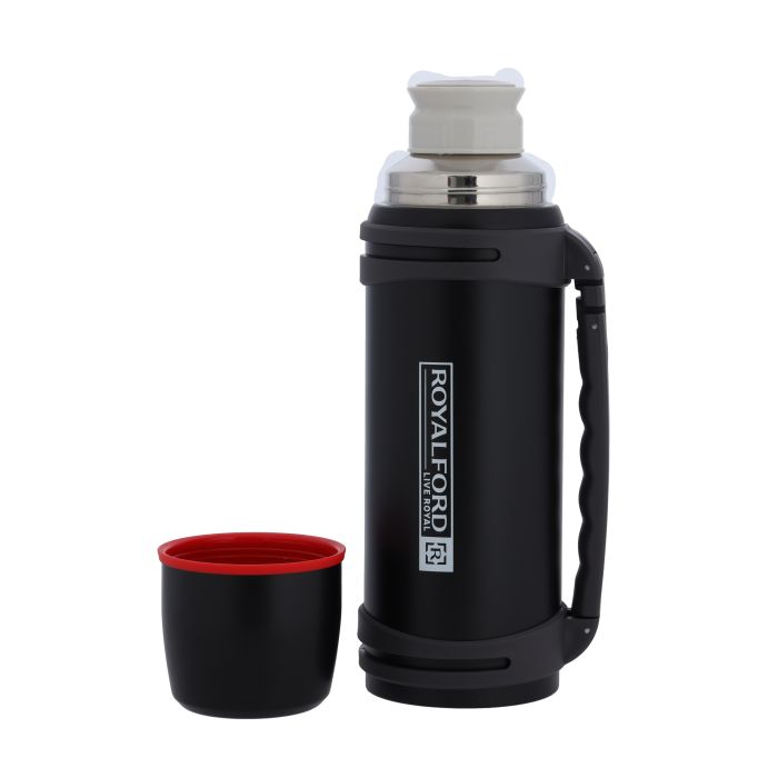 Travel Vacuum Bottle, 1.40L SS Vacuum Bottle, RF10456 | Double Wall Insulation | Keeps Drink Hot Or Cold For Hours | Stainless Steel Thermos For Cold & Hot Beverages