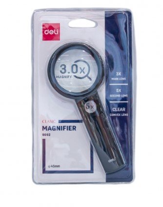 Deli Magnifier Glass No.9092, 45mm