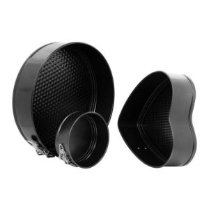 Royalford Spring Form Baking Tray Set - Black