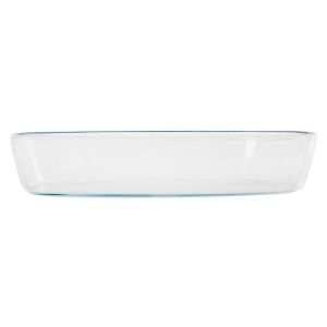 Royalford Glass Oval Baking Dish - Glass - Clear - 3 L