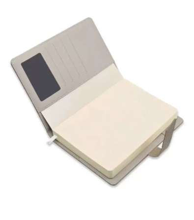 Fis 2023 A5 Diary Arabic English Vinyl Hard Sewn Cover Beige -FSDI80AE23BG