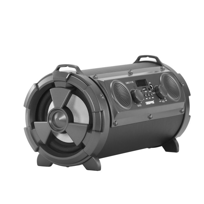 Geepas GMS11118 2.1 Rechargeable Bluetooth Speaker 1500mAh - Portable Bluetooth Speaker, Speaker With Stereo Hi-Fi Bass, Led Display | Multiple Connection (USB, TF, FM) | 2 Years Warranty