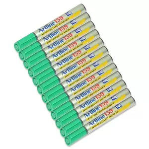 Artline White Board Marker Broad Pack of 12, Green, 159 - ARMK159GR