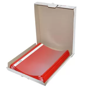 50-Piece Durable Project File, A4 Size, Red Colour - DUPG2573-03