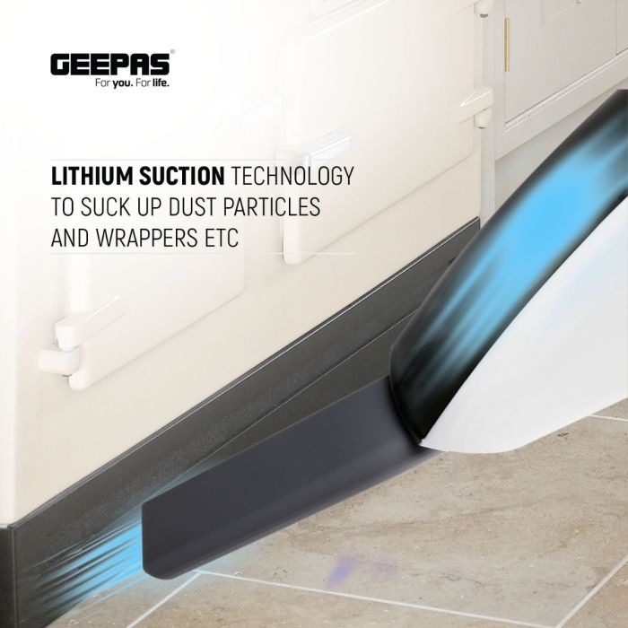 Geepas Cordless Handheld Vacuum Cleaner - Rechargeable And Lightweight Hand Held Vacuum Cleaner - Low Noise Design With HEPA Filter For Home, Kitchen, Pet, Car & Office - 2 Years Warranty