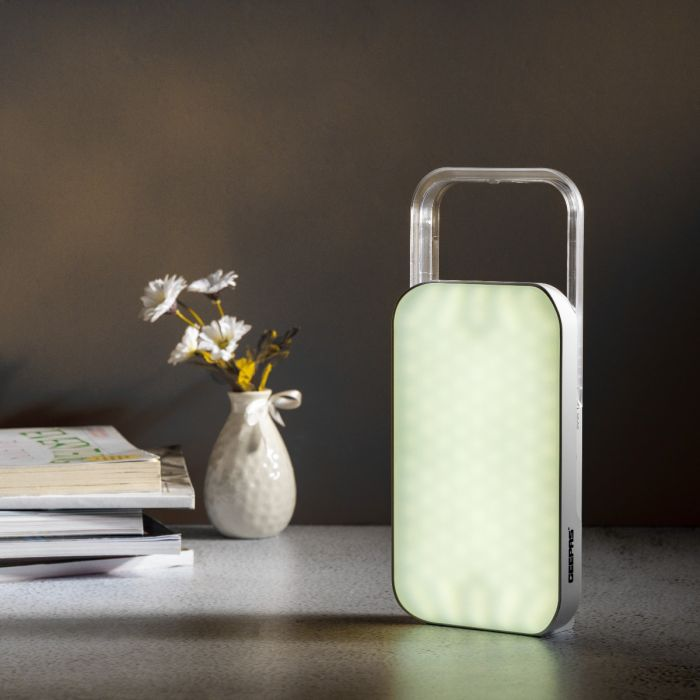 Rechargeable Emergency Lantern, High Bright LED, GE51036 - USB Mobile Charging ,3.7V 4800mAh Lithium Battery, 8 Hours Working 122 Pcs High Power LED, Suitable For Power Outages With Portable Handle