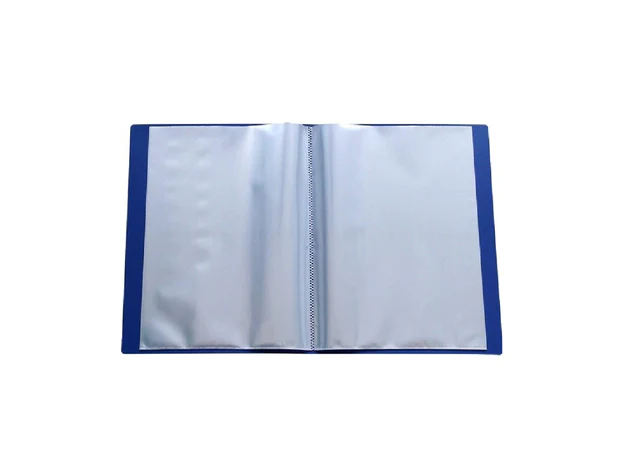 Deli Clear Book, A4, Assorted Colors, 10 Pockets