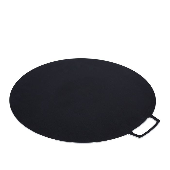 Royalford RF8446 Non-Stick Tawa Aluminum Round Baking Stone/Cooking Griddle For Pizza, Scones, Chapatti, Pancakes, Roti Or Naan Bread - 30 CM (12 Inch) Diameter - Pre-Seasoned Non-Stick Surface