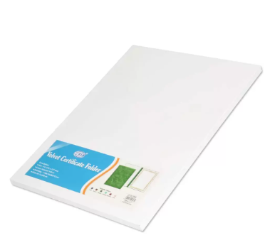 FIS A4 Certificate Folder with Certificate Velvet, Green - FSCLCFVGR