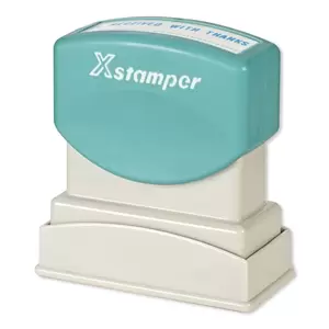 Artline X-Stamper "RECEIVED WITH THANKS" for Office Business Supplies, Ink Blue - ARXTCXB1039-1PC