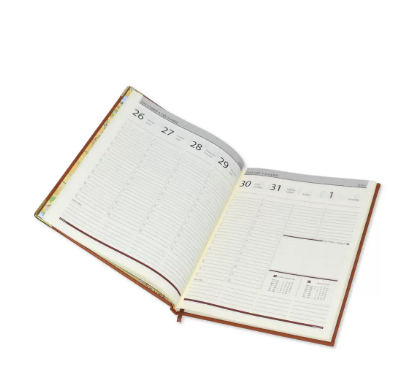 FIS Executive Diary 2023 English/French (1-Week at a glance) Brown - FSDI35EPN23DBR