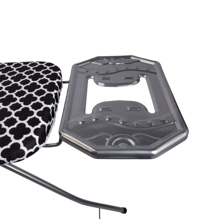 Royalford Leona Ironing Board| RF11245|Iron Table With Adjustable Height Mechanism| Heat Resistant Cotton Cover| Monoblock Metal Base| Non-Slip Legs And Iron Rest| 100x30 Cm