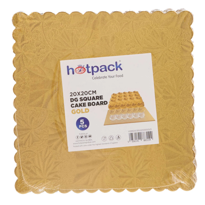 Square Cake Board 5 Pieces