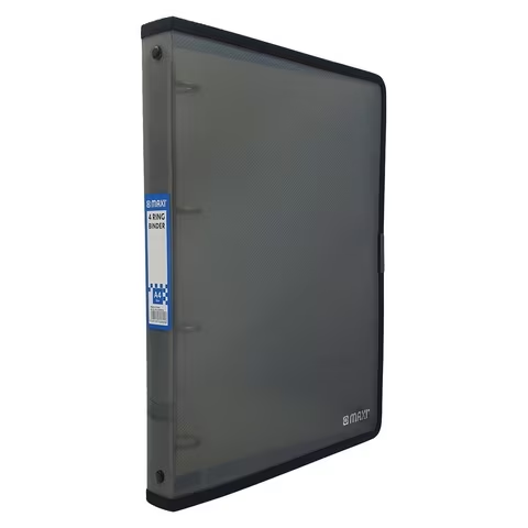 Maxi 4 Ring Binder A4 Size Black