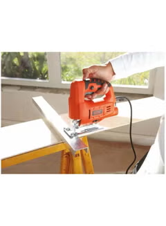 Black+Decker Single Speed Compact Corded Jigsaw (400 W)