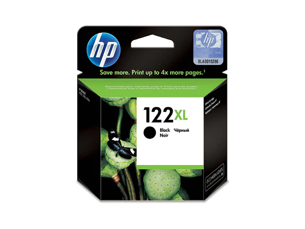 HP 122XL High Yield Black Original Ink Cartridge (CH563HE)