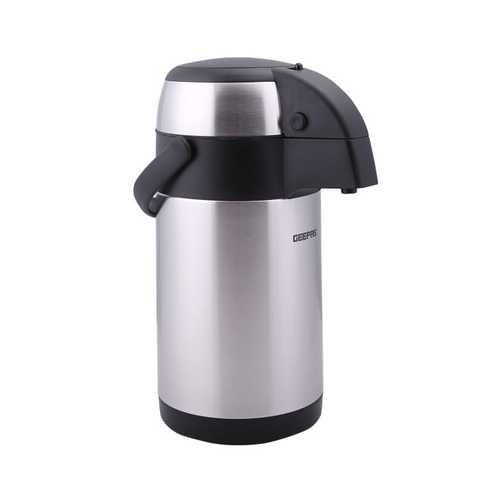 Geepas 3.5L Vacuum Flask - Coffee Heat Insulated Thermos For Keeping Hot/Cold 24 Hours Heat/Cold Retention, Double-Walled Vacuum For Coffee, Hot Water, Tea, Beverage | Ideal For Social Occasion, Comme