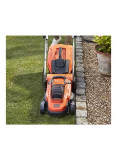 Cordless Compact Lawn Mower Supports 2x18V Li-Ion Batteries (Battery Not Included) BCMW3318N-XJ Orange/Black 33cm