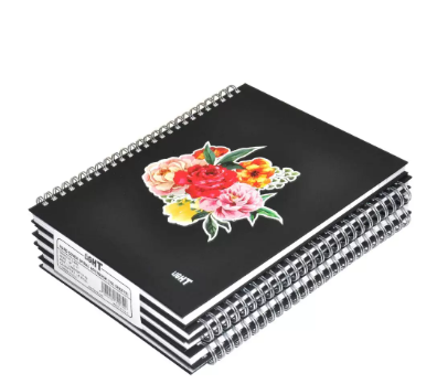 LIGHT Pack of 5 Spiral Hard Cover Notebook, Single Line, 9X7 Inches (22.86 X 20.32 CM) 100 Sheets -LINBS971710