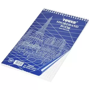 12-Piece FIS Spiral Tower Shorthand Books, 5 mm Square (70 Sheets x 12-Piece) 127x205 mm Size - FSSH5TOWER70