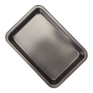 Royalford Rectangular Roaster Tin Set - Carbon Steel - Black